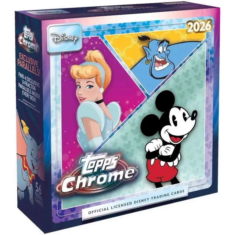 2026 Topps Chrome Disney Mega Box Trading Cards 2026 Topps Chrome Disney Mega Box Trading Cards