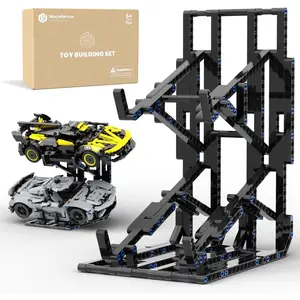 Display Stand for Lego Technic Cars (1:16 Scale Only), 2-Tier Stand for Lego Car 42204 42205 42173 42161 42138 and More, Display Building Set for Boys, Girls, Adults, Ages 6+