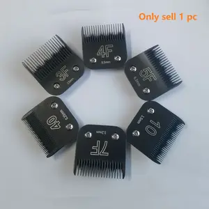 Pet Grooming Clippers Blades, Wholesale Pet Hair Trimming Tools, Electric Razor Replacement Heads, 10#/40#/4f/5f/7f Sizes Available, Grooming Accessories, Groomer Tools