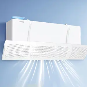 Contraction Air Conditioner Windshield, Tool-Free Installation, Hanging Vent Cover, Durable Plastic, Suitable for Home Office Hotel