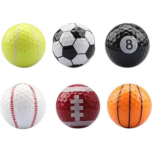 Golf Balls Colored Personalized Golf Ball - Fun Golf Ball Gifts for  Golfers, Cool Golf Accessories for Men  Trick & Novelty Golf Balls
