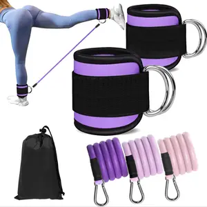 Ankle Resistance Bands, Ankle Bands for Working Out, Gym Accessories, Glutes Workout Equipment, Resistance Bands for Leg Butt Training Workout Equipment for Kickbacks Hip Gluteus Training