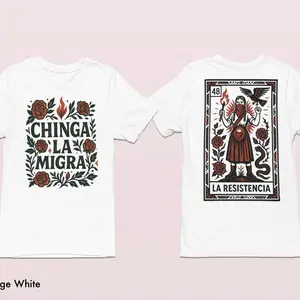 Vintage Chinga La Migra Shirt, Immigrant Human Rights Tee, Anti Deportation, No Human Is Illegal, Anti Ice Maga Fascism Shirt