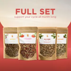 FULL SET to support your cycle all month long Complete Organic Tea Bundle
