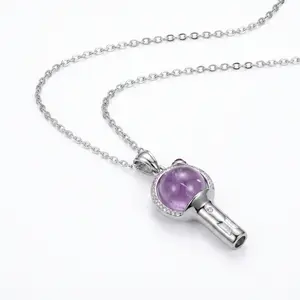 Light Stick Pendant Necklace – Fan Support Jewelry,Inspired Choker, Cute Collarbone Chain Gift