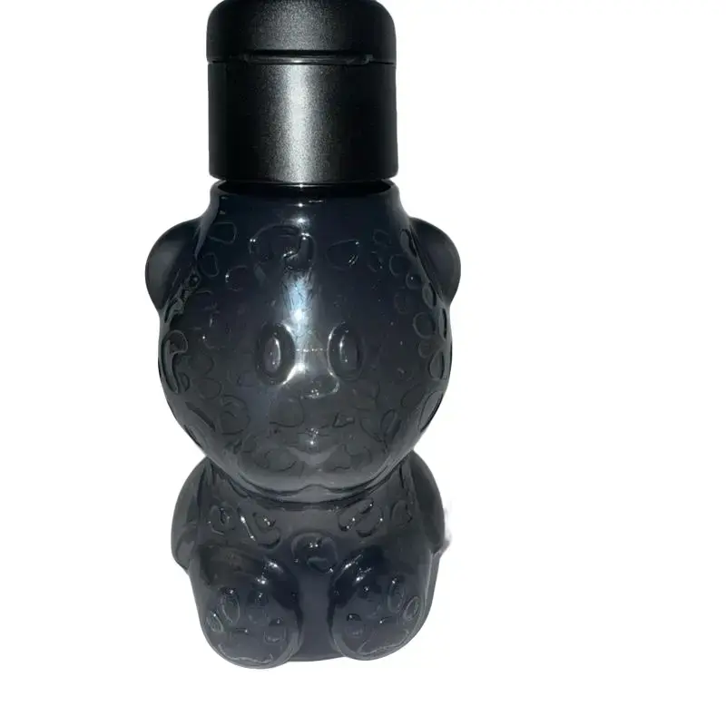Eco Botilla Kids Leopardo 425 ml - Black Leopard Design Water Bottle for Kids