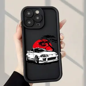 Toyota Supra JDM Japanese Style-Themed Phone Case, Smartphone, Protective Phone Case, Suitable for iPhone 17/16/15/14/13/12/11 Pro, Plus, Pro Max, Mini, X, XS,XSMAX, XR and Other Series, Shockproof, Lightweight, TPU Material