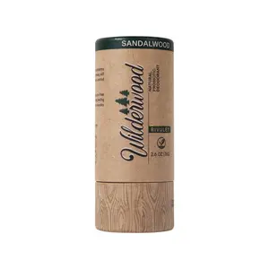 Wilderwood -  Gender Neutral - Vegan Deodorant - Aluminum Free Advanced Probiotic Deodorant -Sandalwood Deodorant for Men & Women - Natural Deodorant with Natural Ingredients - 100% Biodegradable Packaging