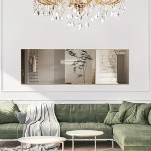 New 64"x21" Full Length Mirror For Bedroom Full Body Mirror With Stand Hanging Or Leaning For Wall Aluminum Alloy Thin Frame Floor Standing For Living Room Tall Golden Decor Glass