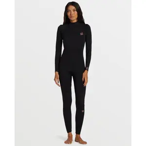 3/2mm Foil GBS Back Zip Wetsuit - Black