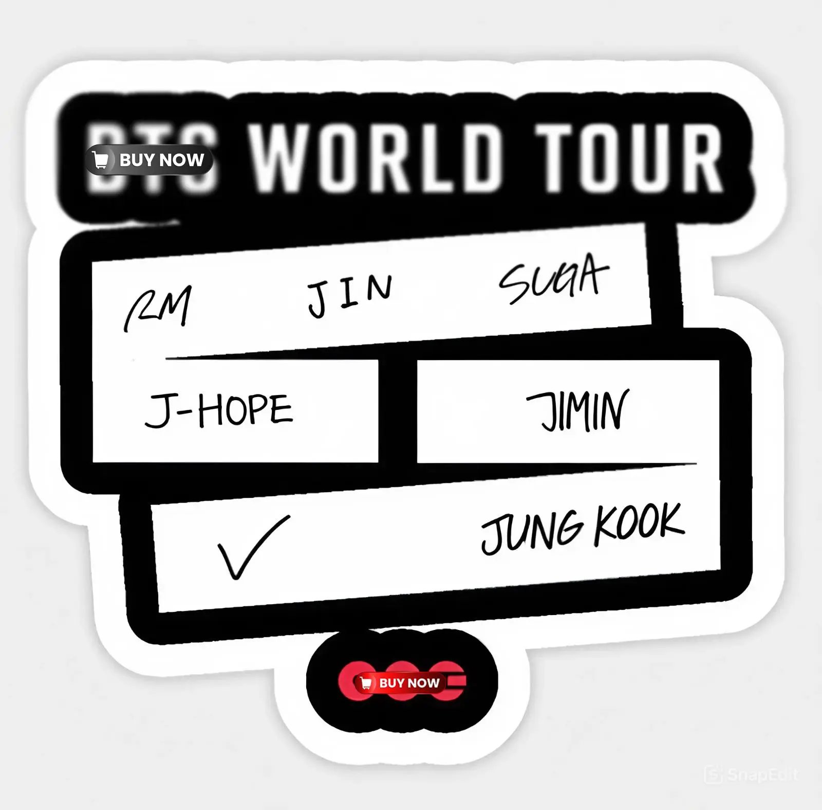 Idol Comeback 2026 Sticker, World Tour Concert Fan Art Decal, Music Lover Collectible Gift, Aesthetic Laptop Car Sticker