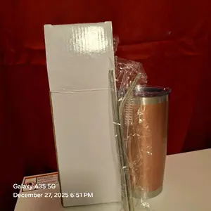 Travel Coffee Tumbler 20 oz Insulated Mug with Lid Stainless Steel Cup for Hot and Cold Drinks Includes Cleaning Brush