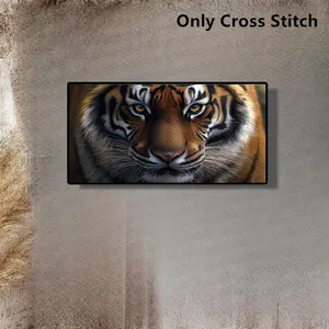Tiger Pattern DIY Diamond Arts Colorful Painting Kit without Frame, DIY 5D Diamond Arts Colorful Painting Kit, Wall Art Decor for Home Bedroom