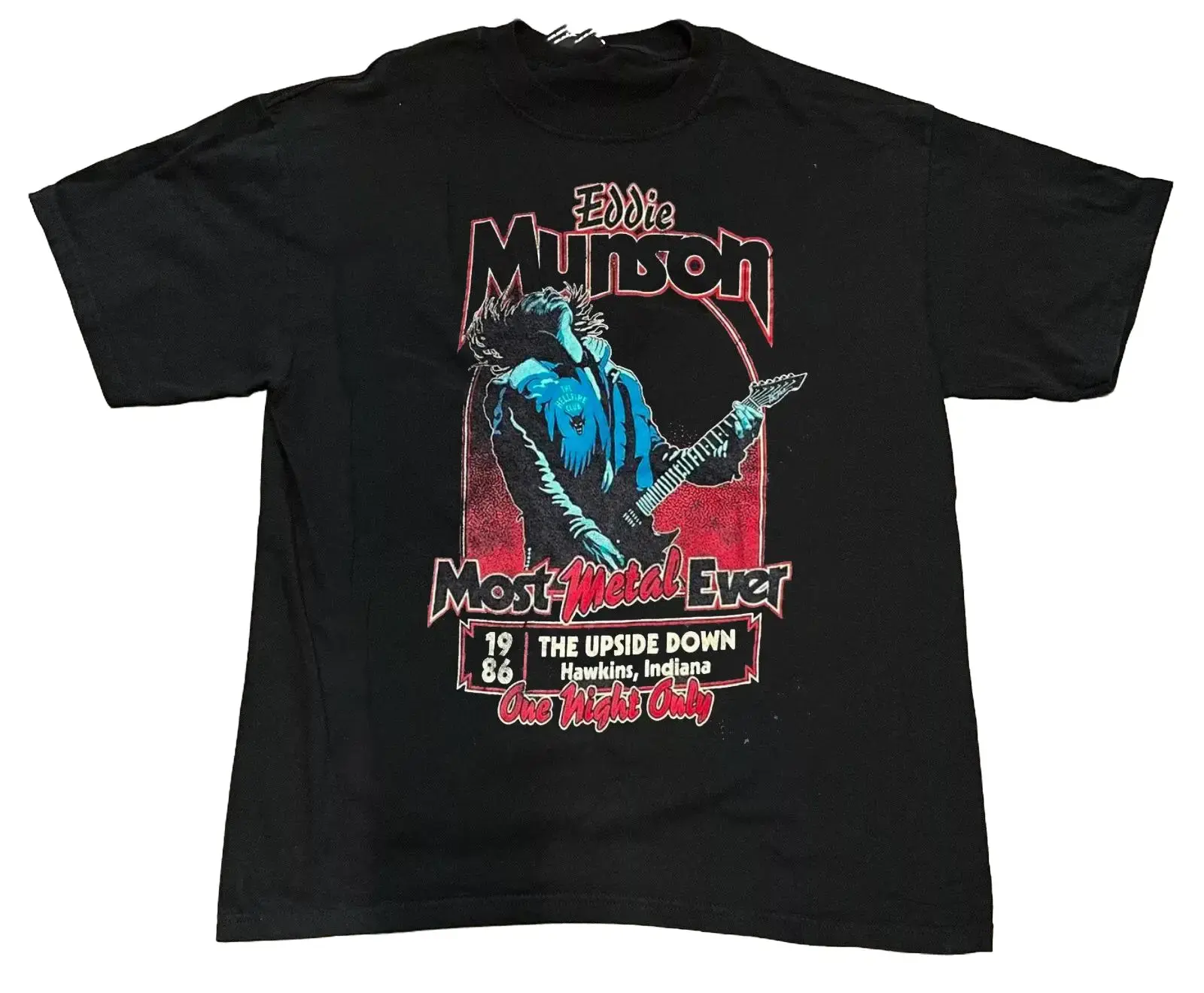 Eddie Munson Most Metal Ever Cotton Shirt Unisex Concert S to 5XL