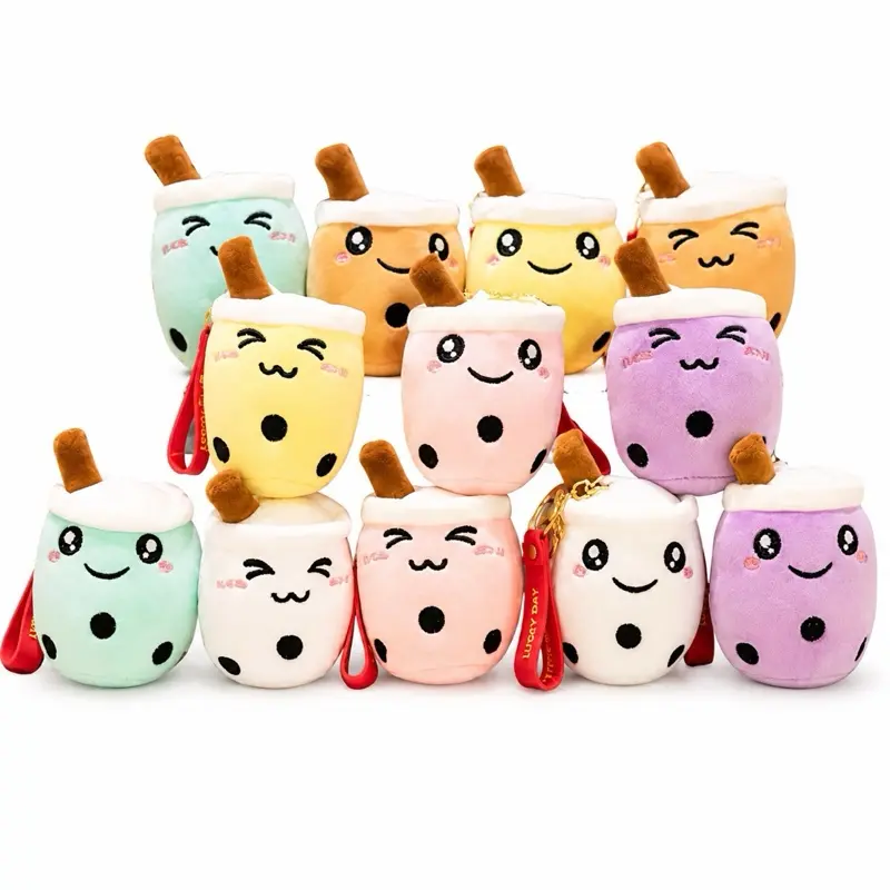 Milk Tea Cup Pendant Gifts Boba  Keychain