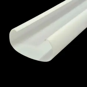 F-1519: Troffer Light Cover Replacement | L: 46 3/4" x W: 5 1/8" x H: 2 3/4" | White Acrylic