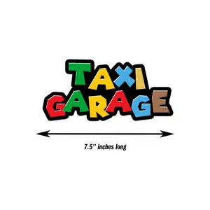 Taxi Garage Mario Kart Bumper Sticker