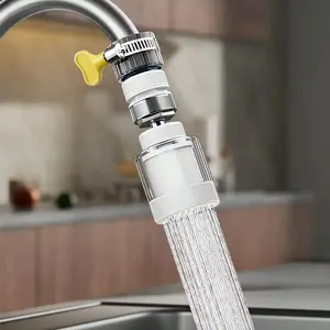 Kitchen Faucet Filter, Universal Splash-proof Faucet Water Filter with Installation Accessories, Kitchen Sink Faucet Extender, Home Kitchen Products, Filter And Accessories