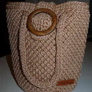 Crochet Handbag — Textured Knit Design for Everyday Use