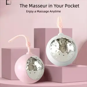 New type of fascial ball, mini heating massager, portable for travel, home and office use, suitable for facial, hand, leg and sole hot compress and massage, Type-C charging