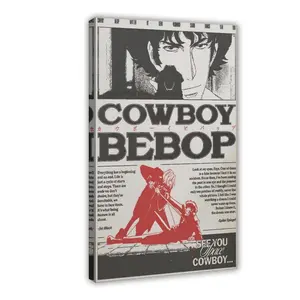 Cowboy Bebop X Anime Poster Fhd Wall Decor Wall Hangings Print