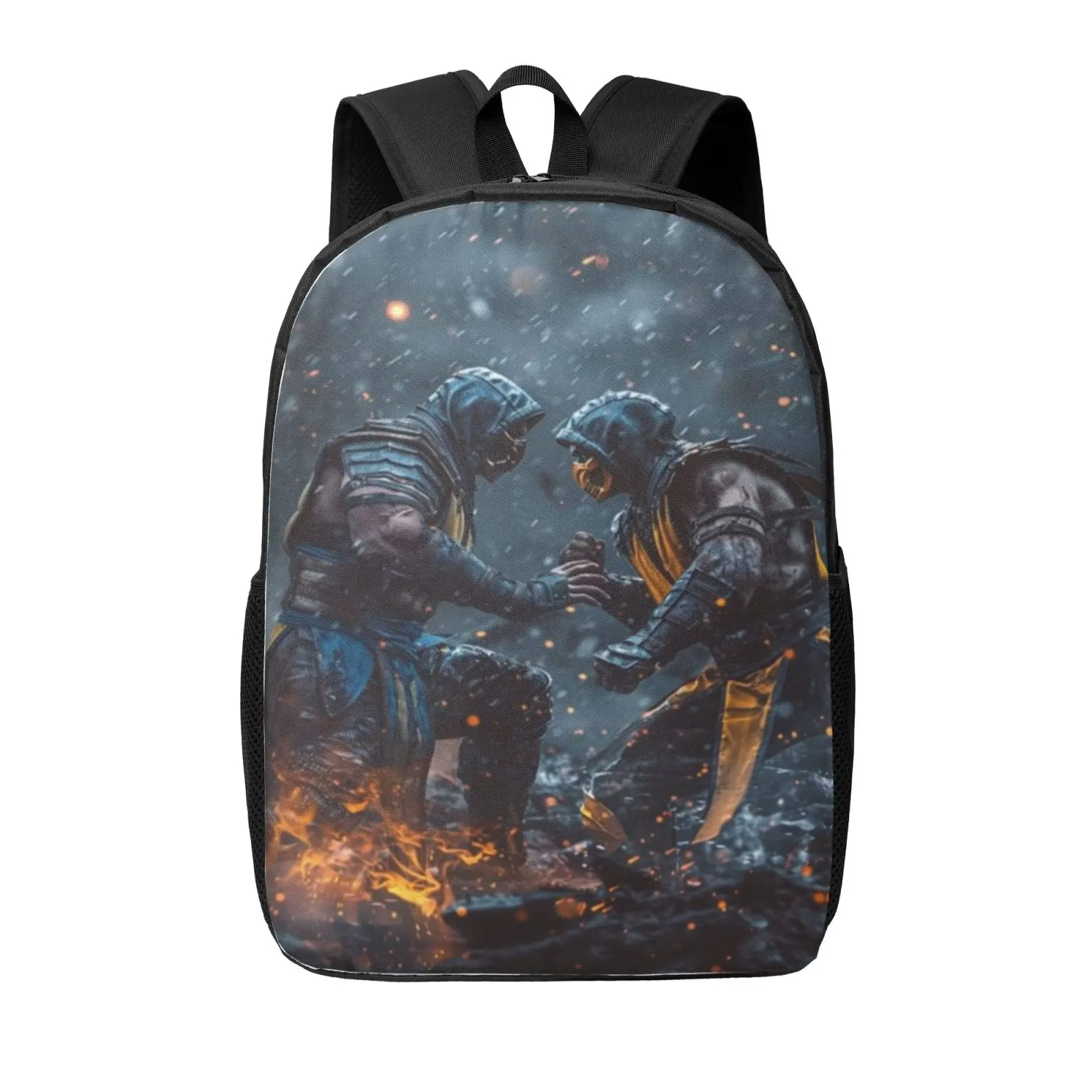 MORTAL KOMBAT 17 Inch Backpack for Travel Water Resistant College Backpack  for Men/Women Laptop Bag for men and women - TikTok Shop