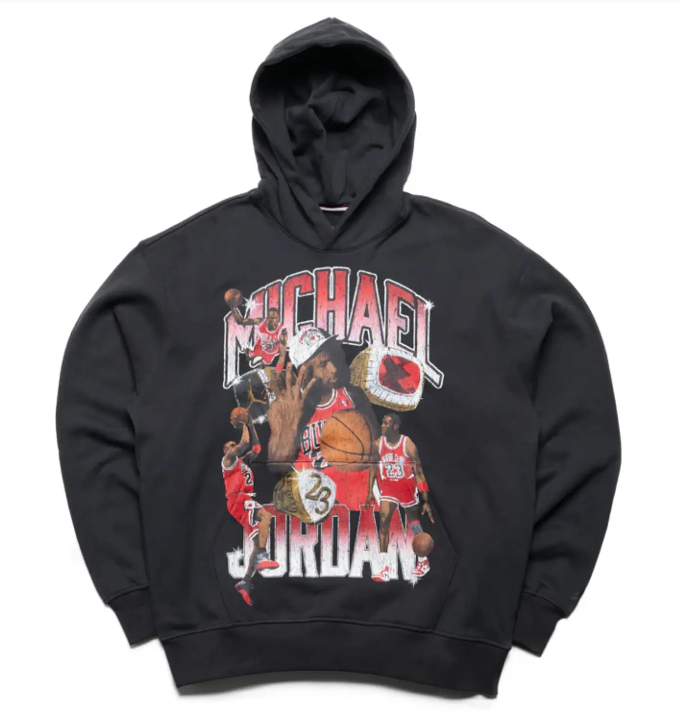Jordan Flight Fleece Graphic Pullover Hoodie Off Noir Size Small