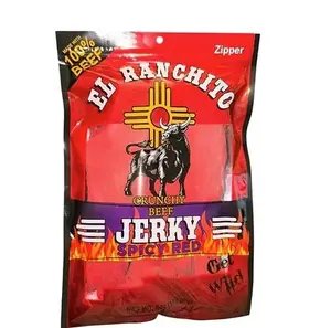 Spicy Red El Ranchito Crunchy Beef Jerky Net Wt. 2 oz