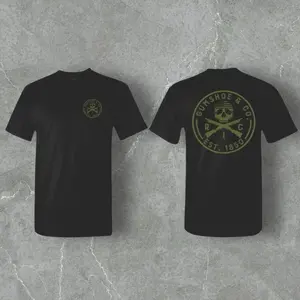 Gumshoe&Co. Brand Apparel (Unisex)/LEO Owned and Operated (OG OD Green Logo Shirt)