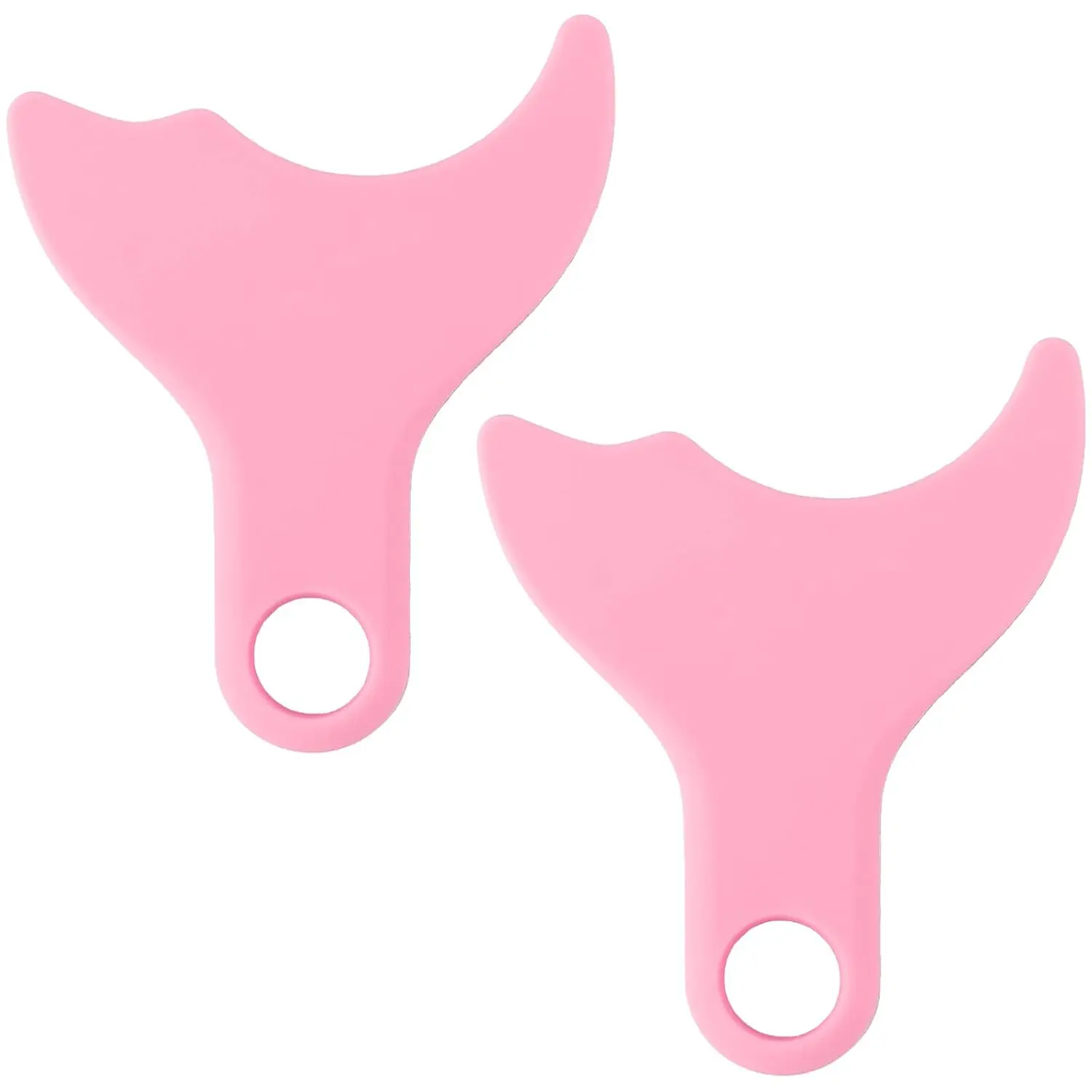 G2PLUS Mascara Shield Guard, Eyelash Makeup Applicator Tool, Eyeliner Auxiliary Tool Pads, Silicone Resusable Eyeshadow Guard Pads for Eye Makeup and Prevent Makeup Residue (Pink)
