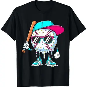 Baseball Life Style 101 Apparel Youth Drip Baseball Boys Kid T-Shirt