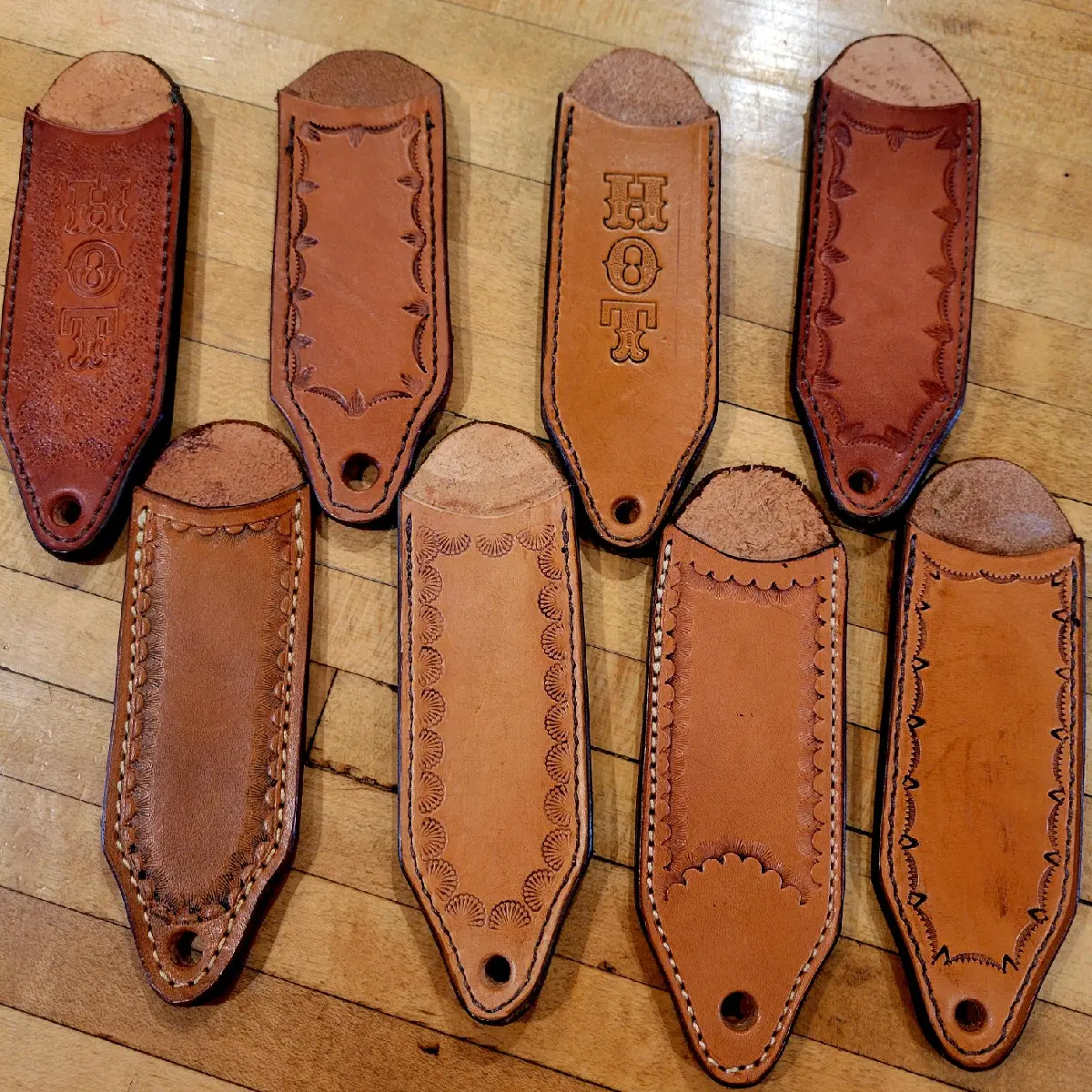 DnA Leather + Leather Skillet Handles