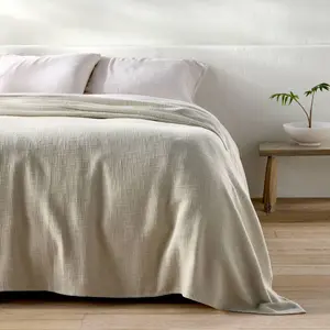 Casaluna Cotton Slub Blanket Lightweight Bedroom