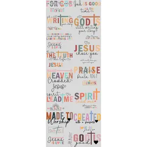 Make Heaven Crowded DTF Transfers Gang Sheet 22” wide x 60” long DIY Direct to Film T Shirt Transfers