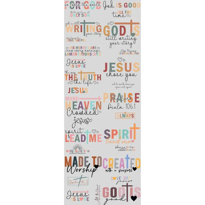 Make Heaven Crowded DTF Transfers Gang Sheet 22” wide x 60” long DIY Direct to Film T Shirt Transfers