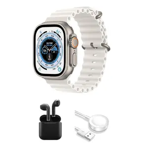 Refurbished Apple Watch Ultra 1 (2022) Titanium (GPS + Cellular) Good Condition with Wireless Earbuds & 1 Year Warranty