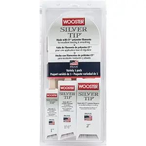Wooster 5229 Silver Tip Paint Brush Variety