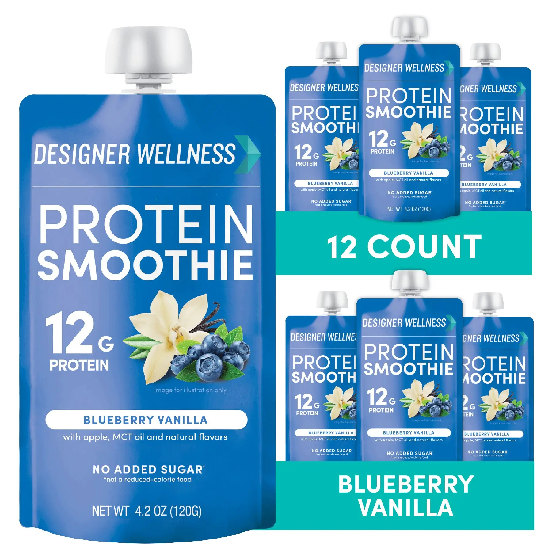 Protein Smoothie - Blueberry Vanilla 12 pack Protein Smoothie - Blueberry Vanilla 12 pack