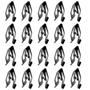 20 Pcs Universal Dashboard Trim Clips, Metal Trim Retainer, Auto Dash Panel Retainer Clips, Trim Metal Clips, Car Console Fastener, Dash Clips For Car Accessories