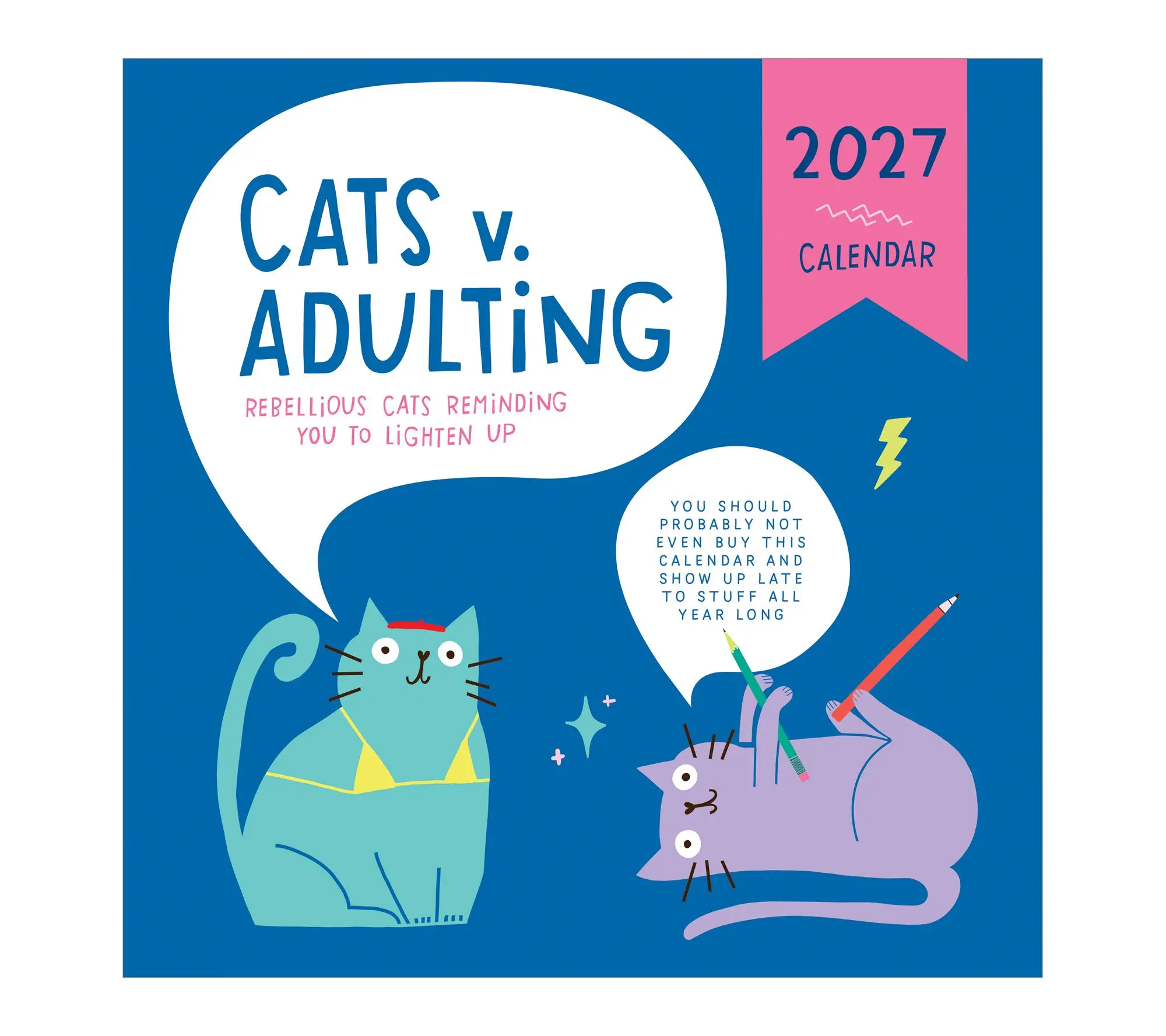 2027 Cat vs Adulting Wall Calendar 2027 Cat vs Adulting Wall Calendar