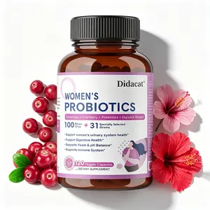 Didacat Women's Probiotics 100 Billion CFUs - With D-Mannose & Cranberry