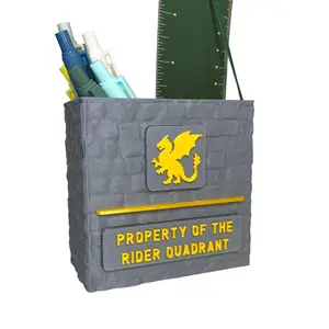 Dragon Crest Desk Organizer – Fantasy Pen & Bookmark Holder | Inspired by Healer, Rider, and Scribe Quadrants bookish merchandise