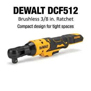 DEWALT DCF512  Electric Ratchet , Compact   Drill Set, Cordless Dual-Purpose  Wrench, chrome sockets and impacts