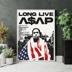 Asap Poster | Music Poster | Album Cover Poster | Wall Decor | Music Gift | Room Decor