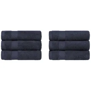 Superior Egyptian Cotton 6-Piece Hand Towel Set
