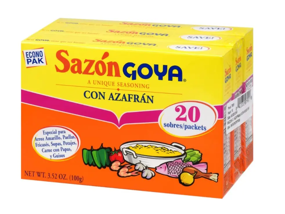 Goya Sazón with Azafrán – 3.52 oz, 3-Pack