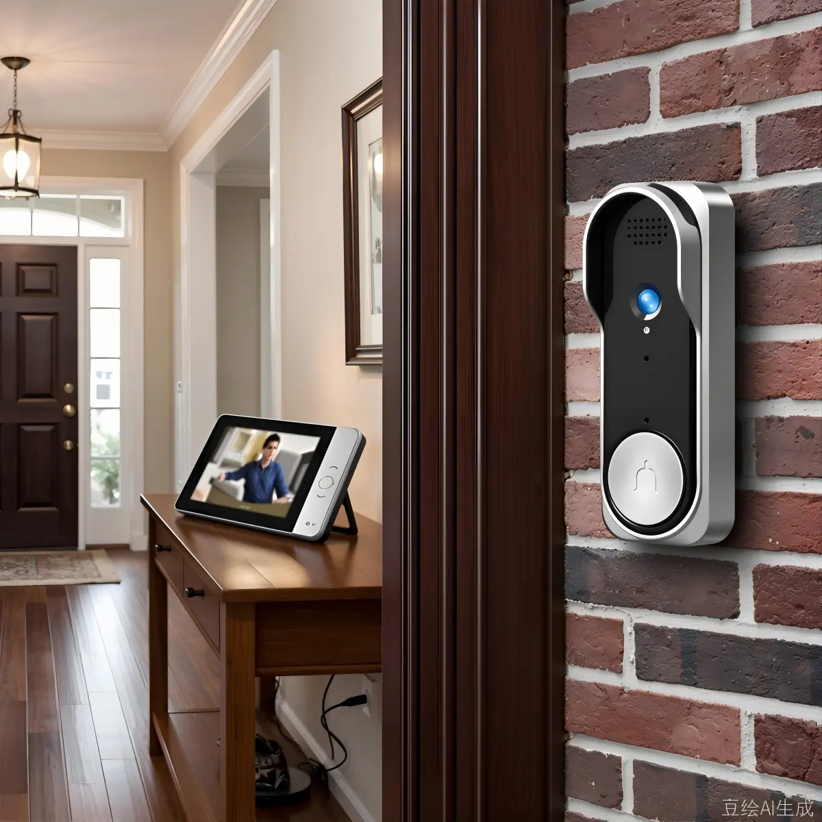 2026 Upgraded Wireless Smart Doorbell Camera (X7-X8) with Indoor Screen, No Wi-Fi, No Subscriptions, Night Vision, Privacy Intercom, Home Security System, Smart Home Gadgets for Children, Seniors