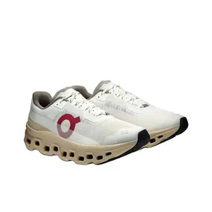 Cloudmonster Void Breathable Running Shoe Men White Brown