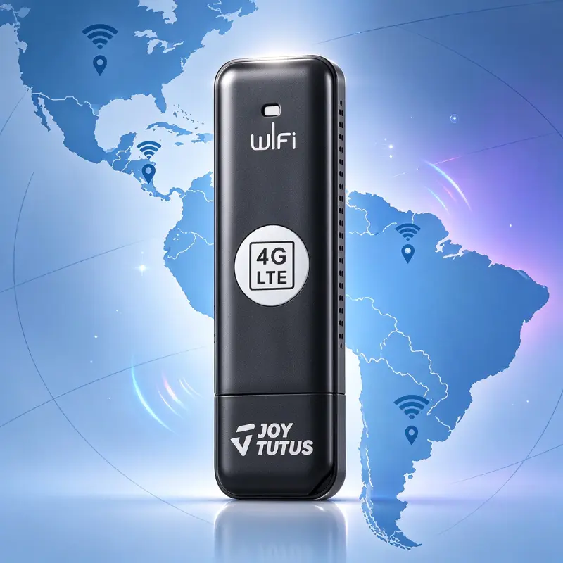 JOYTUTUS Compact 4G LTE USB WiFi 6 Mobile Wireless WiFi Hotspot - 150 Mbps Speed Car Electrical Appliance, Tools & Gadgets Compatible for US+CA+MX+LA, Requires Separate Data-Only SIM Card for Desktops/TVs/Travel