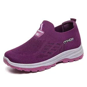 Women's Slip-On Knit Casual Sneakers - Effortless Style & All-Day Comfort That Seamlessly Fits Your Daily Lifestyle